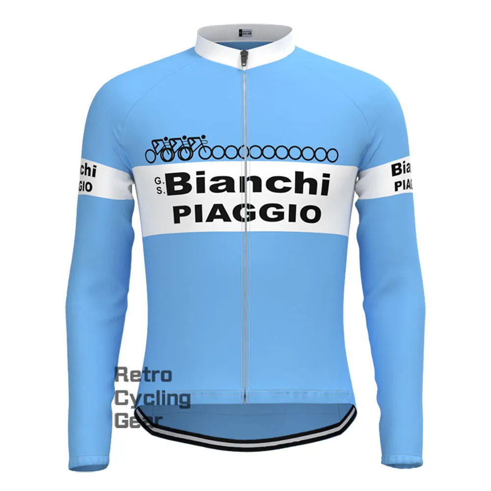 1983 Bianchi Retro Long Sleeve Cycling Kits