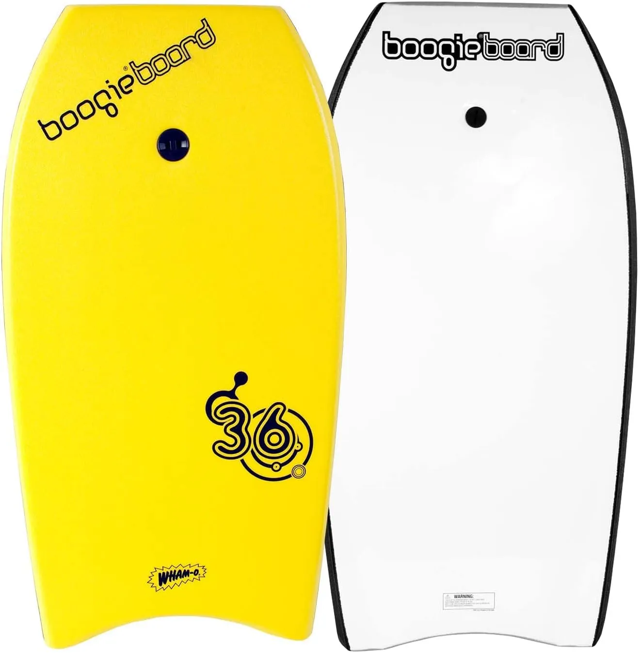 BoogieBoard 36 Bodyboard - Phuzion Core - XPE Deck - HDPE Bottom - Crescent Tail - Includes Wrist Leash