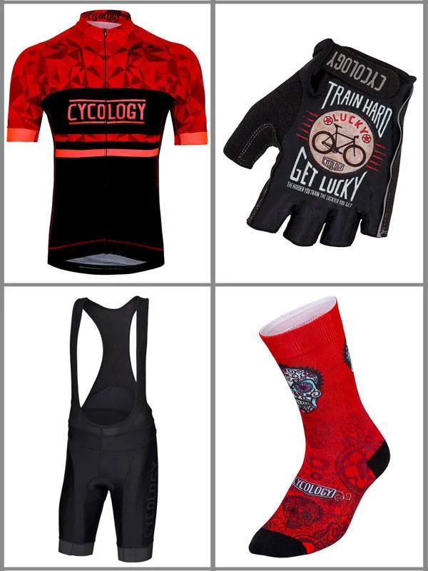 Geometric (Red) Men's Jersey