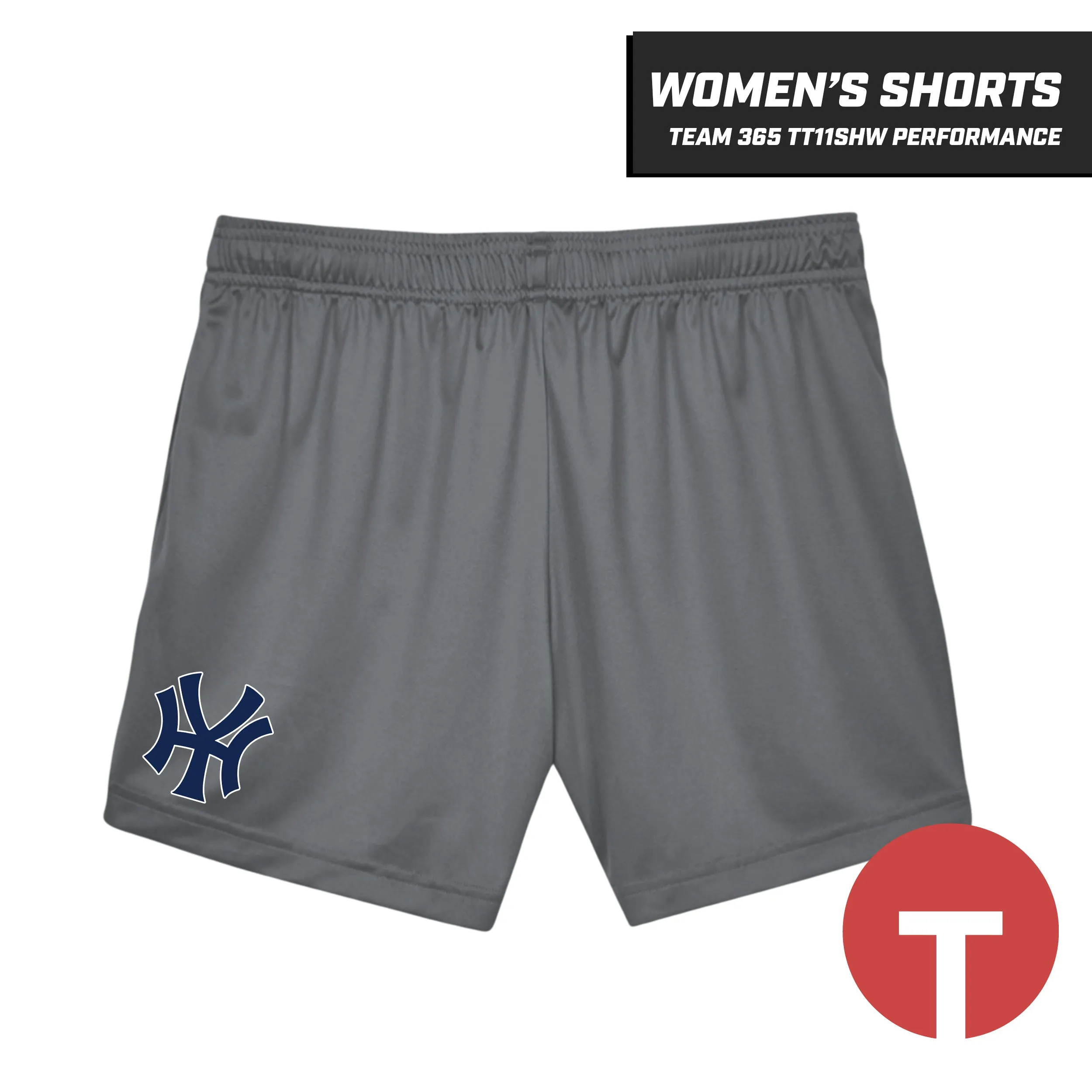 Hammond Yankees - Women's Performance Shorts - Team 365 TT11SHW