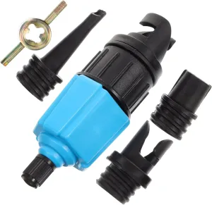 Happyyami Sup Pump Adapter Inflatable Boat Pump Converter Air Compressor Attachments Compact Lightweight Design