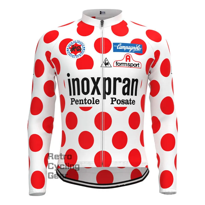 inoxpran Red-Dot Retro Long Sleeve Cycling Kit