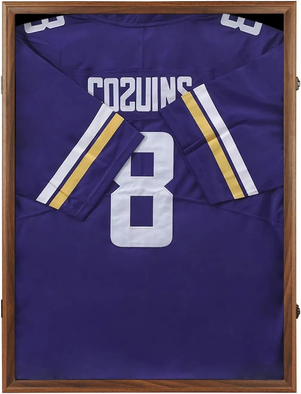 Jinchuan Jersey Frame Display Case Shadow Box Lockable with UV Protection for Baseball Basketball Football Soccer Hockey Sport Shirt