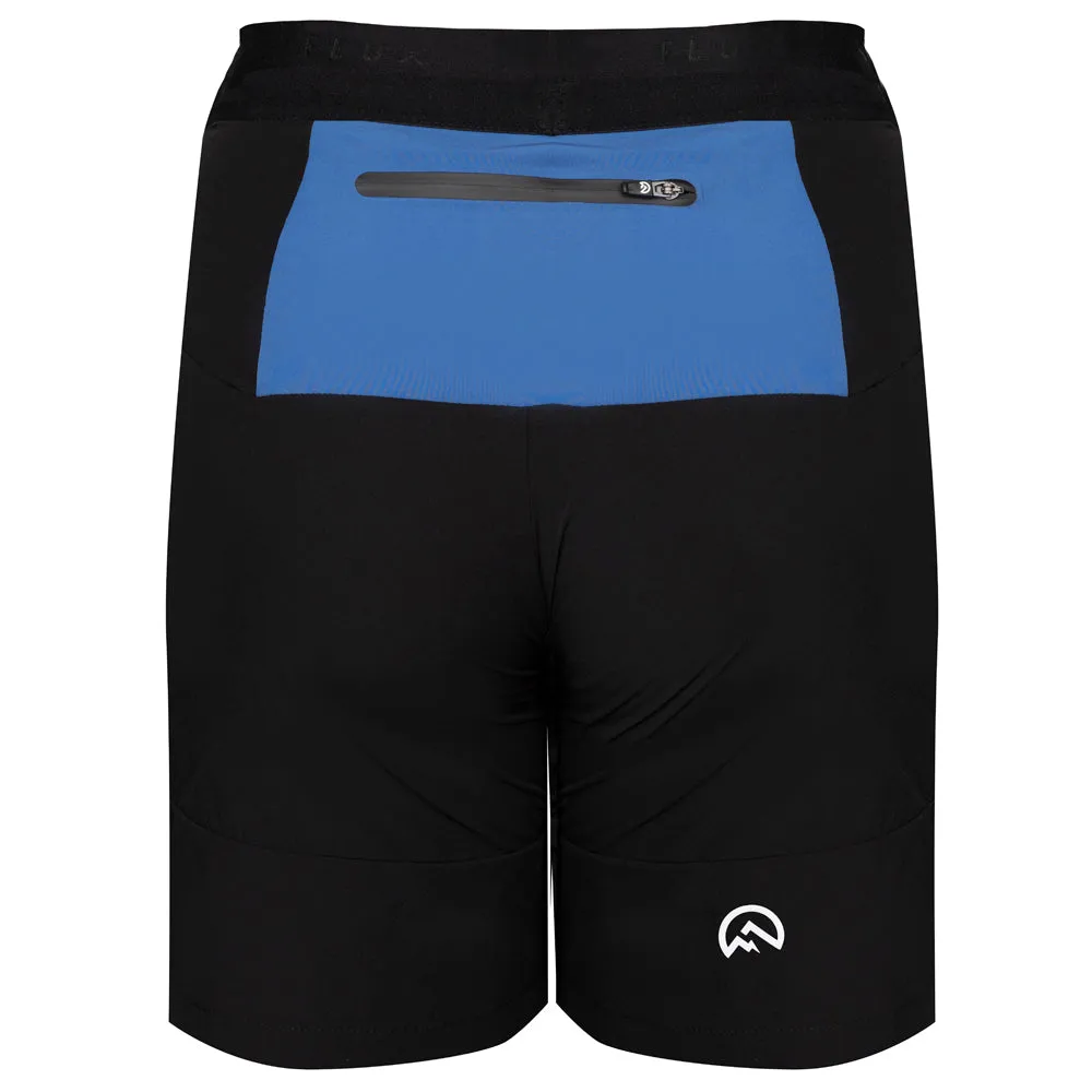 Junior Performance Shorts - Black/Cobalt