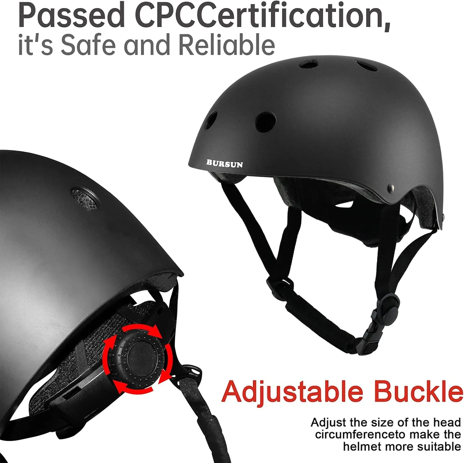Kids Bike Helmet Set, Adjustable Toddler Helmet for Ages 2-8 Kids with Knee, Elbow & Wrist Pads | Multi-Sport Helmet for Skateboard Cycling Scooter Rollerblading
