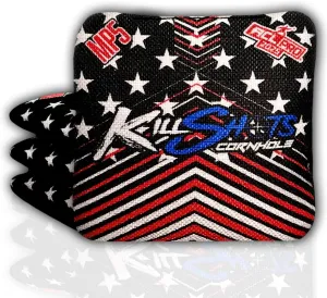 Killshots Cornhole | MP5 Series | Limited Edition | 2025 ACL Pro Certified Cornhole Bags | Premium Quality | Dual-Speed | Durable & Weather Resistant | Set of 4 Bags