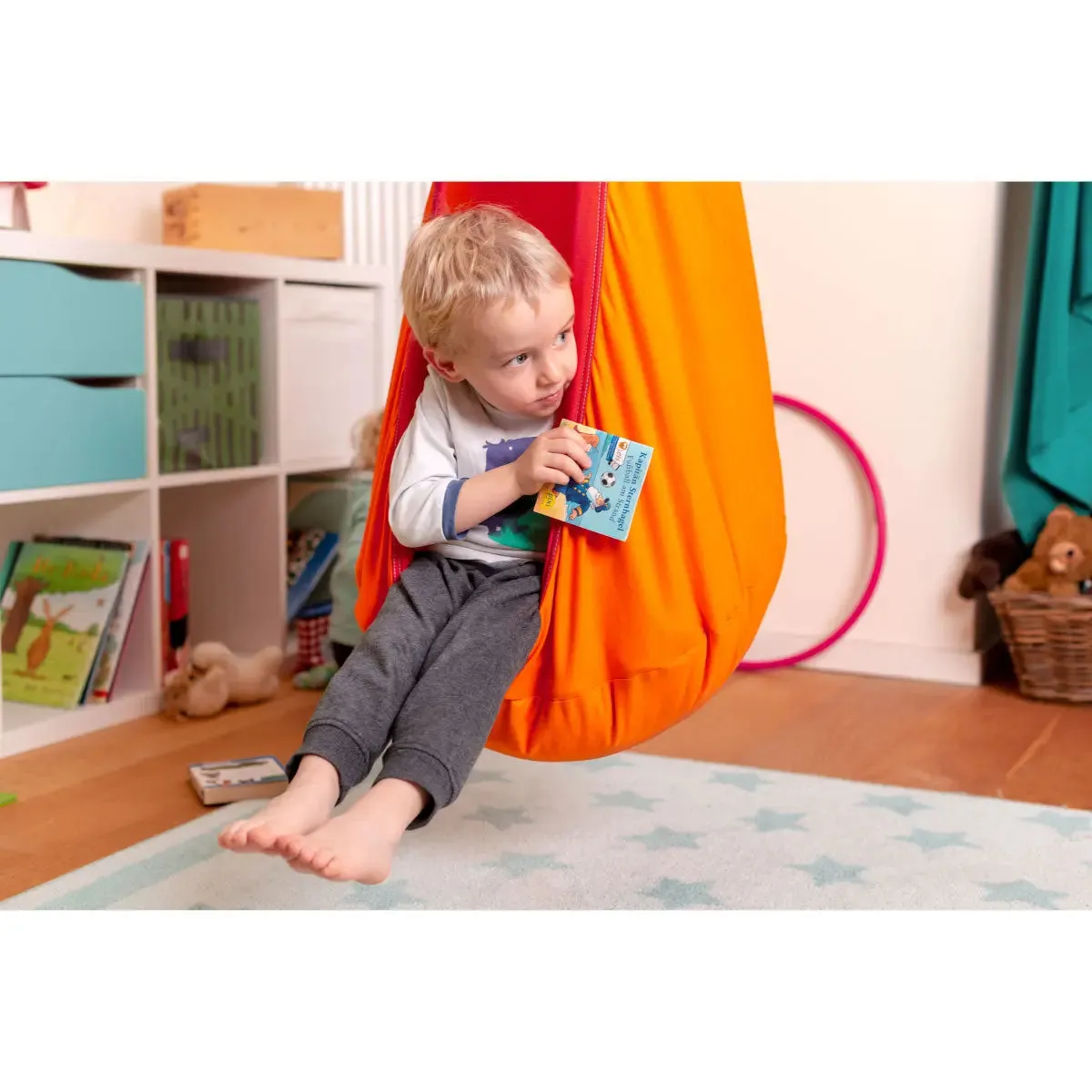 LA SIESTA Joki Indoor Kids Hanging Nest with Suspension Kit