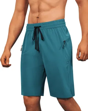 Men's Swim Trunks Quick Dry Beach Shorts with Zipper Pockets, UPF 50 , Swimming, Surfing, Outdoor - No Mesh Liner