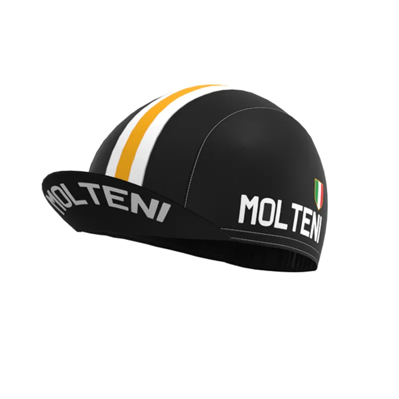 MOLTENI Black Retro Long Sleeve Cycling Kit