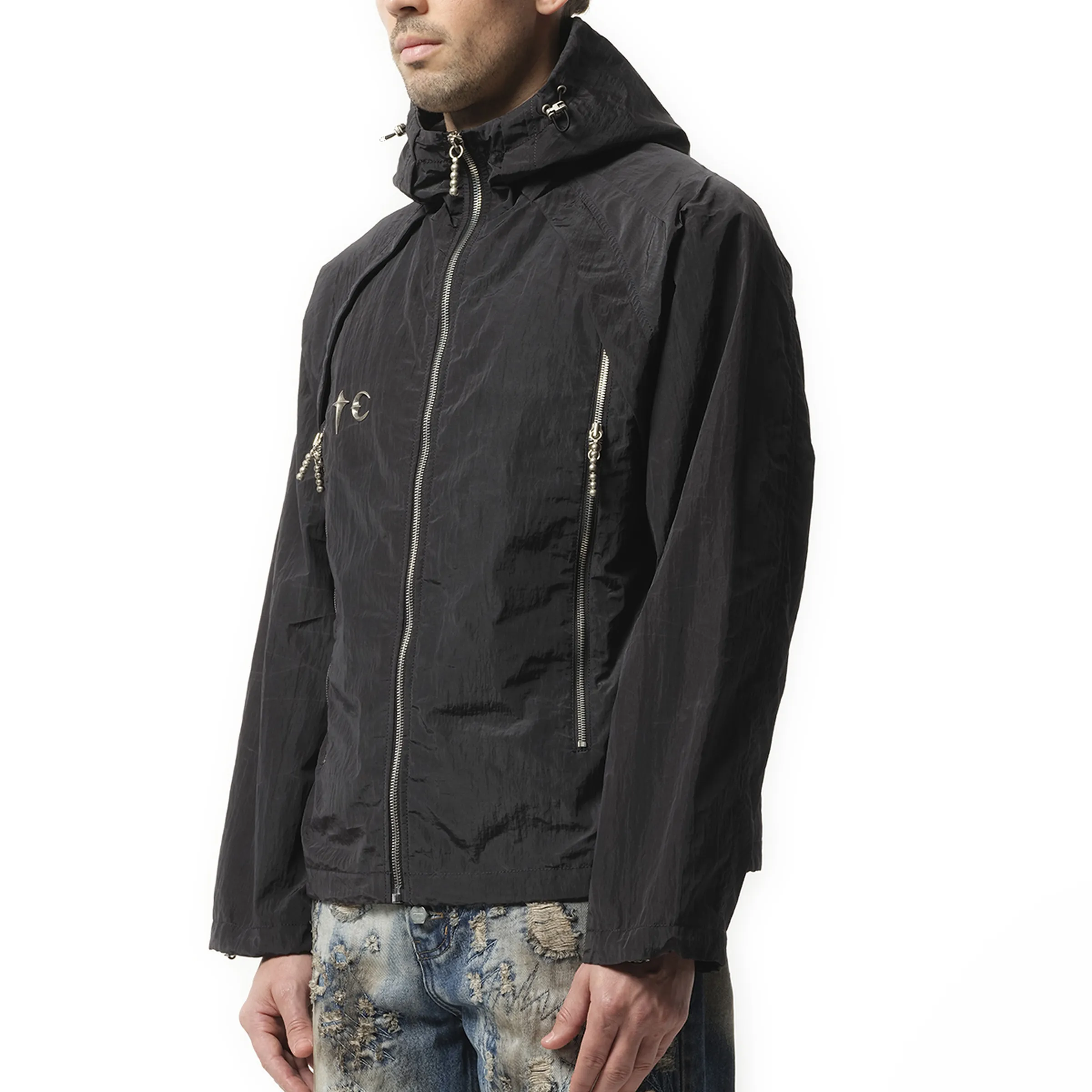 Scarred Wind Soldier Jacket in Black