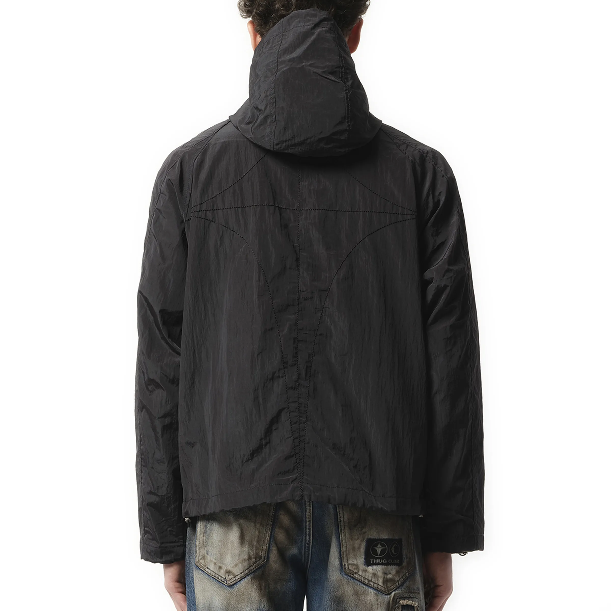 Scarred Wind Soldier Jacket in Black