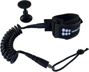 SIXPACK ACTION Bodyboard Wrist Leash 4ft 6mm Coils, Adjustable Wrist Cuff for Kids and Teenagers, Wrist Sized Approx 140mm-200mm