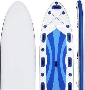 Surfboard Inflatable Sup Paddle Board White Water Touring Racing Paddleboard Sea Surfing Sub Surfboard Professional Paddling Outdoor Recreation (350Fishing)