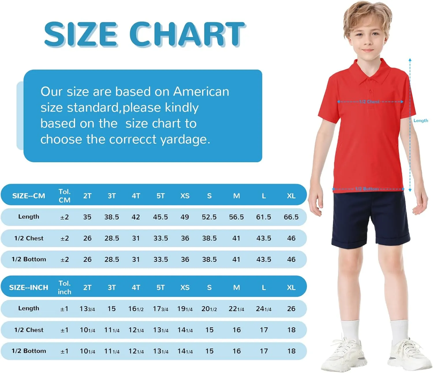 Toddler to Youth Stain Resistant Polo Shirts Kids Collared Golf T-Shirt School Uniform for Boys and Girls