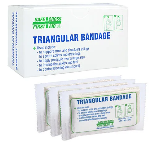 TRIANGULAR BANDAGE - COMPRESSED 3/BOX