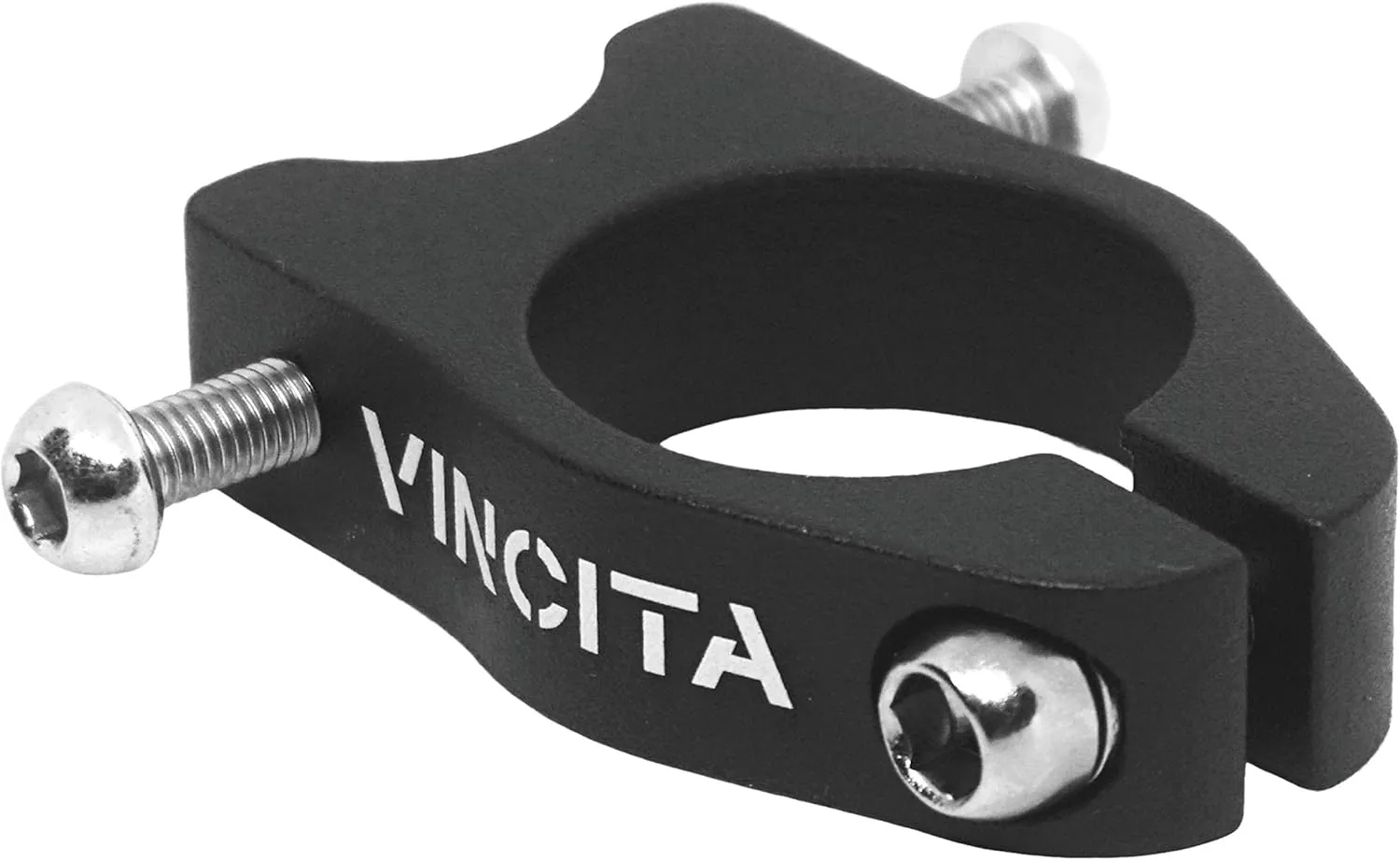 Vincita Rack Mount Seatpost Clamp - for Bike Without Rear Rack Threaded Hole Fixation - Suitable with Seatpost Diameter 31.8 mm (Seatpost Tube 34.9 mm) - Lightweight -Mountain, Road, Folding Bicycle.