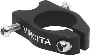 Vincita Rack Mount Seatpost Clamp - for Bike Without Rear Rack Threaded Hole Fixation - Suitable with Seatpost Diameter 31.8 mm (Seatpost Tube 34.9 mm) - Lightweight -Mountain, Road, Folding Bicycle.